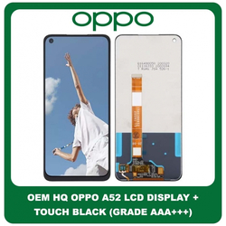 OEM HQ Oppo A52 A 52 (CPH2061, CPH2069, PADM00, PDAM10) IPS LCD Display Assembly Screen &Omicron;&theta;ό&nu;&eta; + Touch Screen Digitizer &Mu;&eta;&chi;&alpha;&nu;&iota;&sigma;&mu;ό&sigmaf; &Alpha;&phi;ή&sigmaf; Black &Mu;&alpha;ύ&rho;&omicron; (Grade AAA+++)