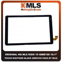 Original &Gamma;&nu;ή&sigma;&iota;&omicron; Tablet MLS Kido 10 IQME100 10.1'' Touch Screen Digitizer &Mu;&eta;&chi;&alpha;&nu;&iota;&sigma;&mu;ό&sigmaf; &Alpha;&phi;ή&sigmaf; &Tau;&zeta;ά&mu;&iota; Black &Mu;&alpha;ύ&rho;&omicron; (Service Pack By MLS)