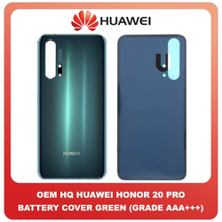 OEM HQ Huawei Honor 20 Pro, Honor20 Pro (YAL-AL10, YAL-L41) Rear Back Battery Cover &Pi;ί&sigma;&omega; &Kappa;&alpha;&pi;ά&kappa;&iota; &Kappa;ά&lambda;&upsilon;&mu;&mu;&alpha; &Pi;&lambda;ά&tau;&eta; &Mu;&pi;&alpha;&tau;&alpha;&rho;ί&alpha;&sigmaf; Green &Pi;&rho;ά&sigma;&iota;&nu;&omicron; (Grade AAA+++)