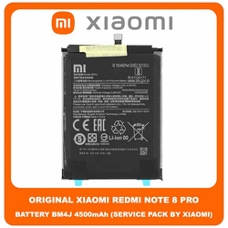 &Gamma;&nu;ή&sigma;&iota;&alpha; Original Xiaomi Redmi Note 8 Pro, Redmi Note8 Pro (2015105, M1906G7I, M1906G7G) BM4J Battery &Mu;&pi;&alpha;&tau;&alpha;&rho;ί&alpha; 4500mAh 46BM4JA030H8 Li-Ion Polymer (Service Pack By Xiaomi)
