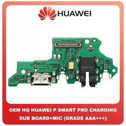 OEM HQ Huawei P Smart Pro PSmartPro (STK-L21) &Kappa;&alpha;&lambda;&omega;&delta;&iota;&omicron;&tau;&alpha;&iota;&nu;ί&alpha; &Phi;ό&rho;&tau;&iota;&sigma;&eta;&sigmaf; SUB Charging Board (Charge Connector Dock Flex) + Mic &Mu;&iota;&kappa;&rho;ό&phi;&omega;&nu;&omicron; (Grade AAA+++)