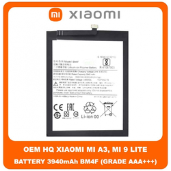 OEM HQ Xiaomi Mi A3 MiA3 (M1906F9SH, M1906F9SI) Mi 9 Lite Mi9 Lite (M1904F3BG) BM4F Battery &Mu;&pi;&alpha;&tau;&alpha;&rho;ί&alpha; 3940mAh (Premium A+)