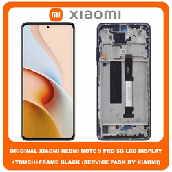 &Gamma;&nu;ή&sigma;&iota;&omicron; Original Xiaomi Redmi Note 9 Pro 5G , Note9 Pro 5G (M2007J17C) IPS LCD Display Assembly Screen &Omicron;&theta;ό&nu;&eta; + Touch Screen Digitizer &Mu;&eta;&chi;&alpha;&nu;&iota;&sigma;&mu;ό&sigmaf; &Alpha;&phi;ή&sigmaf; + Frame Bezel &Pi;&lambda;&alpha;ί&sigma;&iota;&omicron; &Sigma;&alpha;&sigma;ί Black &Mu;&alpha;ύ&rho;&omicron; (Service Pack By Xiaomi)