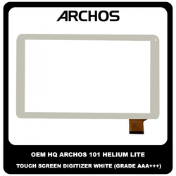 OEM HQ Archos 101 Helium Lite AC101HEL Touch Screen Digitizer &Mu;&eta;&chi;&alpha;&nu;&iota;&sigma;&mu;ό&sigmaf; &Alpha;&phi;ή&sigmaf; White Ά&sigma;&pi;&rho;&omicron; (Grade AAA+++)