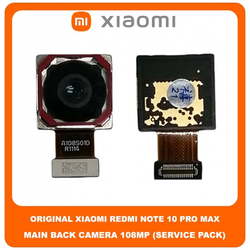 Original &Gamma;&nu;ή&sigma;&iota;&omicron; Xiaomi Redmi Note 10 Pro Max, Note10 Pro Max (M2101K6I) Main Rear Back Camera Module Flex 108 MP f/1.9 26mm Wide &Pi;ί&sigma;&omega; &Kappa;&epsilon;&nu;&tau;&rho;&iota;&kappa;ή &Kappa;ά&mu;&epsilon;&rho;&alpha; (Service Pack By Xiaomi)