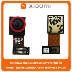 Original &Gamma;&nu;ή&sigma;&iota;&omicron; Xiaomi Redmi Note 9 Pro 5G, Note9 Pro 5G (M2007J17C) Front Selfie Camera Module Flex &Mu;&pi;&rho;&omicron;&sigma;&tau;ά &Kappa;ά&mu;&epsilon;&rho;&alpha; 16 MP f/2.5 Wide (Service Pack By Xiaomi)