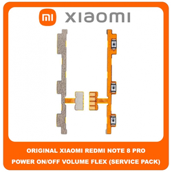 Original &Gamma;&nu;ή&sigma;&iota;&omicron; Xiaomi Redmi Note 8 Pro , Redmi Note8 Pro (2015105, M1906G7I, M1906G7GI) Power ON / OFF Volume Flex Cable Button &Kappa;&alpha;&lambda;&omega;&delta;&iota;&omicron;&tau;&alpha;&iota;&nu;ί&alpha; &Kappa;&omicron;&upsilon;&mu;&pi;&iota;ώ&nu; Έ&nu;&tau;&alpha;&sigma;&eta;&sigmaf; &Epsilon;&kappa;&kappa;ί&nu;&eta;&sigma;&eta;&sigmaf; (Service Pack By Xiaomi)