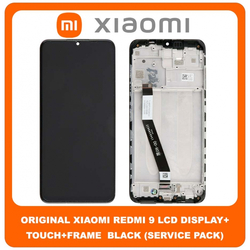&Gamma;&nu;ή&sigma;&iota;&alpha; Original Xiaomi Redmi 9 , Redmi9 (M2004J19G, M2004J19C) IPS LCD Display Assembly Screen Unit &Omicron;&theta;ό&nu;&eta; + Touch Screen Digitizer &Mu;&eta;&chi;&alpha;&nu;&iota;&sigma;&mu;ό&sigmaf; &Alpha;&phi;ή&sigmaf; + &Pi;&lambda;&alpha;ί&sigma;&iota;&omicron; &Sigma;&alpha;&sigma;ί Frame Bezel Black &Mu;&alpha;ύ&rho;&omicron; 5600050J1900 (Service Pack By Xiaomi)