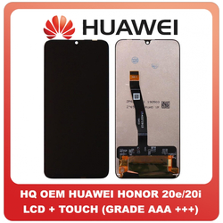 OEM HQ Huawei Honor 20e Honor20E (Harry-L21D) Lcd Screen Assembly Display &Omicron;&theta;ό&nu;&eta; + Touch Screen Digitizer &Mu;&eta;&chi;&alpha;&nu;&iota;&sigma;&mu;ό&sigmaf; &Alpha;&phi;ή&sigmaf; &Mu;&alpha;ύ&rho;&omicron; Black (Grade AAA+++)