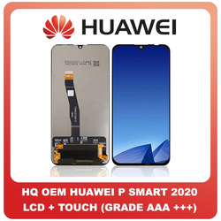 HQ OEM Huawei P Smart 2020, Psmart2020 (POT-LX1A) Lcd Screen Display &Omicron;&theta;ό&nu;&eta; + Touch Screen Digitizer &Mu;&eta;&chi;&alpha;&nu;&iota;&sigma;&mu;ό&sigmaf; &Alpha;&phi;ή&sigmaf; Black (Grade AAA+++)