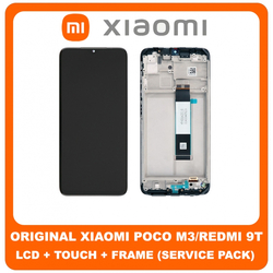 &Gamma;&nu;ή&sigma;&iota;&omicron; Original Xiaomi Poco M3 (M2010J19CG), Redmi 9T , Redmi9T (J19S, M2010J19SG, M2010J19SY) LCD Display Screen &Omicron;&theta;ό&nu;&eta; + Touch Screen DIgitizer &Mu;&eta;&chi;&alpha;&nu;&iota;&sigma;&mu;ό&sigmaf; &Alpha;&phi;ή&sigmaf; + Frame Bezel &Pi;&lambda;&alpha;ί&sigma;&iota;&omicron; Front Cover &Mu;&pi;&rho;&omicron;&sigma;&tau;&iota;&nu;ό &Kappa;ά&lambda;&upsilon;&mu;&mu;&alpha; Black &Mu;&alpha;ύ&rho;&omicron; 560002J19C00, 560001J19S0 560001J19S00​ (Service Pack By Xiaomi)
