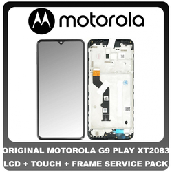 &Gamma;&nu;ή&sigma;&iota;&omicron; Original Motorola MOTO G9 PLAY (XT2083) Lcd Display Screen &Omicron;&theta;ό&nu;&eta; + Touch Screen Digitizer &Mu;&eta;&chi;&alpha;&nu;&iota;&sigma;&mu;ό&sigmaf; &Alpha;&phi;ή&sigmaf; + Frame &Pi;&lambda;&alpha;&sigma;&iota;&omicron; Black 5D68C17397 (Service Pack By Motorola)