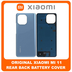 HQ OEM &Sigma;&upsilon;&mu;&beta;&alpha;&tau;ό &Gamma;&iota;&alpha; Xiaomi Mi 11 (M2011K2C, M2011K2G) Rear Back Battery Cover &Pi;ί&sigma;&omega; &Kappa;ά&lambda;&upsilon;&mu;&mu;&alpha; &Kappa;&alpha;&pi;ά&kappa;&iota; &Mu;&pi;&alpha;&tau;&alpha;&rho;ί&alpha;&sigmaf; Blue &Mu;&pi;&lambda;&epsilon; (Grade AAA+++)