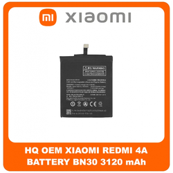 HQ OEM &Sigma;&upsilon;&mu;&beta;&alpha;&tau;ό &Gamma;&iota;&alpha; Xiaomi Redmi 4A (2016117) BN30 Battery &Mu;&pi;&alpha;&tau;&alpha;&rho;ί&alpha; 3120 mAh Li-Ion (Bulk) (Premium A+)