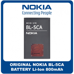 &Gamma;&nu;ή&sigma;&iota;&alpha; Original Nokia (1110, 1111, 1112, 1200, 1208, 1209, 1680c) Battery &Mu;&pi;&alpha;&tau;&alpha;&rho;ί&alpha; Li-Ion 800mAh BL-5CA (Bulk) (Grade AAA+++)