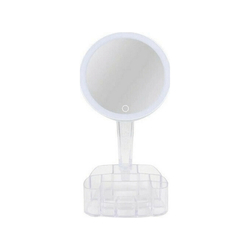 Καθρέπτης Μακιγιάζ με led και Θήκες - Hh098 - 227814