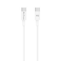Kαλώδιο Δεδομένων Detech de-C29pd, Type-c - Type-c, pd, 1.0m, Λευκο - 40112