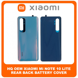 HQ OEM &Sigma;&upsilon;&mu;&beta;&alpha;&tau;ό &Gamma;&iota;&alpha; Xiaomi Mi Note 10 Lite (M2002F4LG, M1910F4G) Rear Back Battery Cover &Pi;ί&sigma;&omega; &Kappa;ά&lambda;&upsilon;&mu;&mu;&alpha; &Kappa;&alpha;&pi;ά&kappa;&iota; &Pi;&lambda;ά&tau;&eta; &Mu;&pi;&alpha;&tau;&alpha;&rho;ί&alpha;&sigmaf; White Ά&sigma;&pi;&rho;&omicron; (Premium A+)
