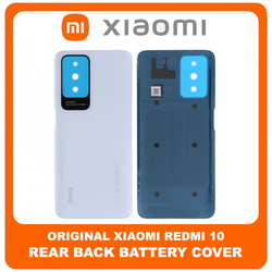 &Gamma;&nu;ή&sigma;&iota;&alpha; Original Xiaomi Redmi 10, Redmi10 (21061119AG, 21061119DG, 21061119AL) Rear Back Battery Cover &Pi;ί&sigma;&omega; &Kappa;ά&lambda;&upsilon;&mu;&mu;&alpha; &Kappa;&alpha;&pi;ά&kappa;&iota; &Pi;&lambda;ά&tau;&eta; &Mu;&pi;&alpha;&tau;&alpha;&rho;ί&alpha;&sigmaf; Pebble White Ά&sigma;&pi;&rho;&omicron; 550500017Z9X (Service Pack By Xiaomi)