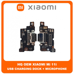 HQ OEM &Sigma;&upsilon;&mu;&beta;&alpha;&tau;ό &Gamma;&iota;&alpha; Xiaomi Mi 11i, Mi11i (M2012K11G) USB Type-C Charging Dock Connector Flex Sub Board, &Kappa;&alpha;&lambda;&omega;&delta;&iota;&omicron;&tau;&alpha;&iota;&nu;ί&alpha; &Upsilon;&pi;ό &Pi;&lambda;&alpha;&kappa;έ&tau;&alpha; &Phi;ό&rho;&tau;&iota;&sigma;&eta;&sigmaf; + Microphone &Mu;&iota;&kappa;&rho;ό&phi;&omega;&nu;&omicron; (Grade AAA+++)