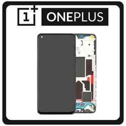 HQ OEM &Sigma;&upsilon;&mu;&beta;&alpha;&tau;ό &Gamma;&iota;&alpha; OnePlus Nord CE 5G, OnePlus NordCE 5G (EB2101, EB2103), Fluid AMOLED LCD Display Screen Assembly &Omicron;&theta;ό&nu;&eta; + Touch Screen Digitizer &Mu;&eta;&chi;&alpha;&nu;&iota;&sigma;&mu;ό&sigmaf; &Alpha;&phi;ή&sigmaf; + Frame Bezel &Pi;&lambda;&alpha;ί&sigma;&iota;&omicron; &Sigma;&alpha;&sigma;ί Charkoal Ink &Mu;&alpha;ύ&rho;&omicron; (Grade AAA+++)
