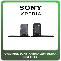 &Gamma;&nu;ή&sigma;&iota;&alpha; Original Sony Xperia XA1 Ultra, Xperia XA1Ultra (G3226, G3221, G3212, G3223) Sim Tray &Upsilon;&pi;&omicron;&delta;&omicron;&chi;έ&alpha;&sigmaf; &Beta;ά&sigma;&eta; &Theta;ή&kappa;&eta; &Kappa;ά&rho;&tau;&alpha;&sigmaf; SIM Black &Mu;&alpha;ύ&rho;&omicron; (Service Pack By Sony)