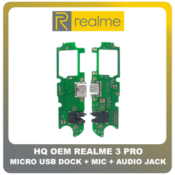 HQ OEM &Sigma;&upsilon;&mu;&beta;&alpha;&tau;ό &Gamma;&iota;&alpha; Realme 3 Pro (RMX1851) Micro USB Charging Dock Connector Flex Sub Board, &Kappa;&alpha;&lambda;&omega;&delta;&iota;&omicron;&tau;&alpha;&iota;&nu;ί&alpha; &Upsilon;&pi;ό &Pi;&lambda;&alpha;&kappa;έ&tau;&alpha; &Phi;ό&rho;&tau;&iota;&sigma;&eta;&sigmaf; + Microphone &Mu;&iota;&kappa;&rho;ό&phi;&omega;&nu;&omicron; + Audio Jack &Theta;ύ&rho;&alpha; &Alpha;&kappa;&omicron;&upsilon;&sigma;&tau;&iota;&kappa;ώ&nu; (Grade AAA+++)