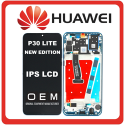 HQ OEM &Sigma;&upsilon;&mu;&beta;&alpha;&tau;ό &Gamma;&iota;&alpha; Huawei P30 Lite New Edition 2020(Marie-L21BX, MAR-LX2B, HWV33) IPS LCD Display Screen Assembly &Omicron;&theta;ό&nu;&eta; + Touch Screen Digitizer &Mu;&eta;&chi;&alpha;&nu;&iota;&sigma;&mu;ό&sigmaf; &Alpha;&phi;ή&sigmaf; + Frame Bezel &Pi;&lambda;&alpha;ί&sigma;&iota;&omicron; &Sigma;&alpha;&sigma;ί Peacock Blue &Mu;&pi;&lambda;&epsilon; (Grade AAA+++)