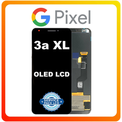 &Gamma;&nu;ή&sigma;&iota;&alpha; Original Google Pixel 3a XL (G020C, G020G, G020F) OLED LCD Display Screen Assembly &Omicron;&theta;ό&nu;&eta; + Touch Screen Digitizer &Mu;&eta;&chi;&alpha;&nu;&iota;&sigma;&mu;ό&sigmaf; &Alpha;&phi;ή&sigmaf; Just Black &Mu;&alpha;ύ&rho;&omicron; 20GB4BW0001 (Service Pack By Google Pixel)