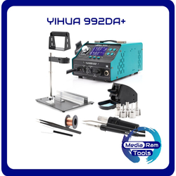 YIHUA 992DA+ 3 in 1 LCD Soldering Station With Smoking Solder Iron Vacuum Pen BGA Rework Station Hot Air Blow Dryer Welding Station Σταθμός συγκόλλησης , συγκολλητικό στυλό κενού BGA Rework Station ζεστού αέρα