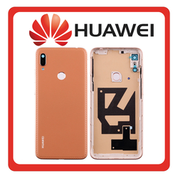 HQ OEM &Sigma;&upsilon;&mu;&beta;&alpha;&tau;ό &Mu;&epsilon; Huawei Y6 2019 (MRD-LX1F), Rear Back Battery Cover &Pi;ί&sigma;&omega; &Kappa;ά&lambda;&upsilon;&mu;&mu;&alpha; &Kappa;&alpha;&pi;ά&kappa;&iota; &Pi;&lambda;ά&tau;&eta; &Mu;&pi;&alpha;&tau;&alpha;&rho;ί&alpha;&sigmaf; + Camera Lens &Tau;&zeta;&alpha;&mu;ά&kappa;&iota; &Kappa;ά&mu;&epsilon;&rho;&alpha;&sigmaf; Gold &Chi;&rho;&upsilon;&sigma;ό (Premium A+​)