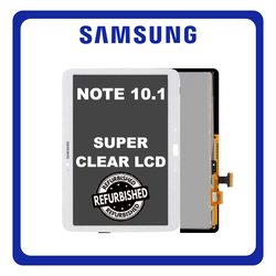 New Refurbished Samsung Galaxy Note 10.1 (2014) (SM-P600, SM-P601) Super clear LCD Display Screen Assembly &Omicron;&theta;ό&nu;&eta; + Touch Screen Digitizer &Mu;&eta;&chi;&alpha;&nu;&iota;&sigma;&mu;ό&sigmaf; &Alpha;&phi;ή&sigmaf; White Ά&sigma;&pi;&rho;&omicron;