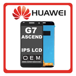HQ OEM &Sigma;&upsilon;&mu;&beta;&alpha;&tau;ό &Gamma;&iota;&alpha; Huawei Ascend G7 (G7-L01, G7-L03) IPS LCD Display Screen Assembly &Omicron;&theta;ό&nu;&eta; + Touch Screen Digitizer &Mu;&eta;&chi;&alpha;&nu;&iota;&sigma;&mu;ό&sigmaf; &Alpha;&phi;ή&sigmaf; Black &Mu;&alpha;ύ&rho;&omicron; (Grade AAA+++)