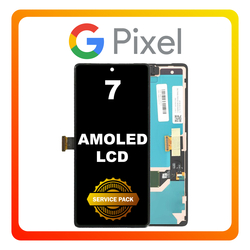 &Gamma;&nu;ή&sigma;&iota;&alpha; Original Google Pixel 7 (GVU6C, GQML3) AMOLED LCD Display Screen Assembly &Omicron;&theta;ό&nu;&eta; + Touch Screen Digitizer &Mu;&eta;&chi;&alpha;&nu;&iota;&sigma;&mu;ό&sigmaf; &Alpha;&phi;ή&sigmaf; Black &Mu;&alpha;ύ&rho;&omicron; G949-00322-01 (Service Pack By Google)