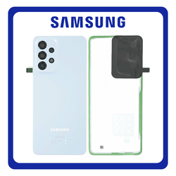 &Gamma;&nu;ή&sigma;&iota;&alpha; Original Samsung Galaxy A53 5G (SM-A536B, SM-A536B/DS) Rear Back Battery Cover &Pi;ί&sigma;&omega; &Kappa;ά&lambda;&upsilon;&mu;&mu;&alpha; &Kappa;&alpha;&pi;ά&kappa;&iota; &Pi;&lambda;ά&tau;&eta; &Mu;&pi;&alpha;&tau;&alpha;&rho;ί&alpha;&sigmaf; Blue &Mu;&pi;&lambda;&epsilon; GH82-28017C (Service Pack By Samsung)