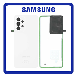 &Gamma;&nu;ή&sigma;&iota;&alpha; Original Samsung Galaxy A53 5G (SM-A536B, SM-A536B/DS) Rear Back Battery Cover &Pi;ί&sigma;&omega; &Kappa;ά&lambda;&upsilon;&mu;&mu;&alpha; &Kappa;&alpha;&pi;ά&kappa;&iota; &Pi;&lambda;ά&tau;&eta; &Mu;&pi;&alpha;&tau;&alpha;&rho;ί&alpha;&sigmaf; White Ά&sigma;&pi;&rho;&omicron; GH82-28017B (Service Pack By Samsung)