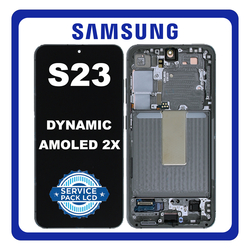 &Gamma;&nu;ή&sigma;&iota;&alpha; Original Samsung Galaxy S23 (SM-S911B, SM-S911B/DS) Dynamic AMOLED 2X LCD Display Screen Assembly &Omicron;&theta;ό&nu;&eta; + Touch Screen Digitizer &Mu;&eta;&chi;&alpha;&nu;&iota;&sigma;&mu;ό&sigmaf; &Alpha;&phi;ή&sigmaf; + Frame Bezel &Pi;&lambda;&alpha;ί&sigma;&iota;&omicron; &Sigma;&alpha;&sigma;ί Green &Pi;&rho;ά&sigma;&iota;&nu;&omicron; GH82-30481C GH82-30480C (Service Pack By Samsung)