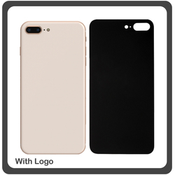 HQ OEM &Sigma;&upsilon;&mu;&beta;&alpha;&tau;ό &Gamma;&iota;&alpha; Apple iPhone 8+, iPhone 8 Plus (A1864, A1897, A1898, , A1899) Rear Back Battery Cover with Camera Big Hole &Pi;ί&sigma;&omega; &Kappa;ά&lambda;&upsilon;&mu;&mu;&alpha; &Pi;&lambda;ά&tau;&eta; &Kappa;&alpha;&pi;ά&kappa;&iota; &Mu;&pi;&alpha;&tau;&alpha;&rho;ί&alpha;&sigmaf; Gold &Chi;&rho;&upsilon;&sigma;ό (Grade AAA+++)