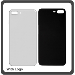 HQ OEM &Sigma;&upsilon;&mu;&beta;&alpha;&tau;ό &Gamma;&iota;&alpha; Apple iPhone 8+ (A1864, A1897, A1898, , A1899) Rear Back Battery Cover with Camera Big Hole &Pi;ί&sigma;&omega; &Kappa;ά&lambda;&upsilon;&mu;&mu;&alpha; &Pi;&lambda;ά&tau;&eta; &Kappa;&alpha;&pi;ά&kappa;&iota; &Mu;&pi;&alpha;&tau;&alpha;&rho;ί&alpha;&sigmaf; White Ά&sigma;&pi;&rho;&omicron; (Grade AAA+++)
