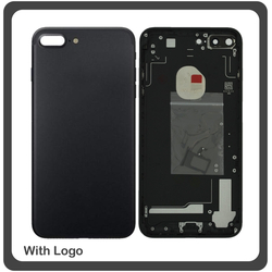OEM HQ Apple Iphone 7 Plus Back Battery Cover- Housing &Kappa;&alpha;&pi;ά&kappa;&iota; &Mu;&pi;&alpha;&tau;&alpha;&rho;ί&alpha;&sigmaf;- &Sigma;&alpha;&sigma;ί + &Pi;&lambda;&alpha;&iota;&nu;ά &pi;&lambda;ή&kappa;&tau;&rho;&alpha; Side Keys + &Theta;ή&kappa;&eta; &Kappa;ά&rho;&tau;&alpha;&sigmaf; Sim Holder Black