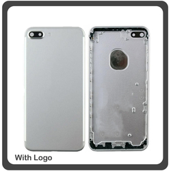 OEM HQ Apple Iphone 7 Plus Back Battery Cover- Housing &Kappa;&alpha;&pi;ά&kappa;&iota; &Mu;&pi;&alpha;&tau;&alpha;&rho;ί&alpha;&sigmaf;- &Sigma;&alpha;&sigma;ί + &Pi;&lambda;&alpha;&iota;&nu;ά &pi;&lambda;ή&kappa;&tau;&rho;&alpha; Side Keys + &Theta;ή&kappa;&eta; &Kappa;ά&rho;&tau;&alpha;&sigmaf; Sim Holder Silver