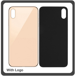 OEM HQ Apple Iphone XS Battery Cover &Kappa;&alpha;&pi;ά&kappa;&iota; &Mu;&pi;&alpha;&tau;&alpha;&rho;ί&alpha;&sigmaf; Gold