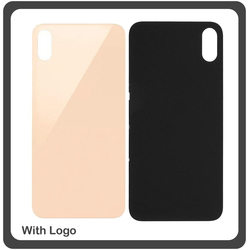 OEM HQ Apple Iphone XS Max Battery Cover &Kappa;&alpha;&pi;ά&kappa;&iota; &Mu;&pi;&alpha;&tau;&alpha;&rho;ί&alpha;&sigmaf; Gold