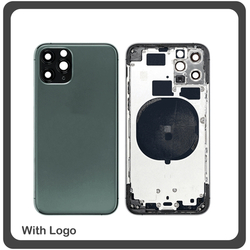HQ OEM Apple Iphone 11 Pro Max, Iphone11 Pro Max (A2218, A2161, A2220)​ BACK BATTERY COVER MIDDLE FRAME- HOUSING &Kappa;&Alpha;&Pi;&Alpha;&Kappa;&Iota; &Mu;&Pi;&Alpha;&Tau;&Alpha;&Rho;&Iota;&Alpha;&Sigma;- &Sigma;&Alpha;&Sigma;&Iota; + &Pi;&Lambda;&Alpha;&Iota;&Nu;&Alpha; &Pi;&Lambda;&Eta;&Kappa;&Tau;&Rho;&Alpha; SIDE KEYS + &Theta;&Eta;&Kappa;&Eta; &Kappa;&Alpha;&Rho;&Tau;&Alpha;&Sigma; SIM HOLDER GREEN (Grade AAA+++)