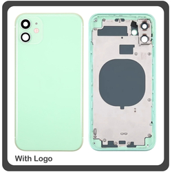HQ OEM Apple Iphone 11, Iphone11 (A2221, A2111, A2223)​ BACK BATTERY COVER MIDDLE FRAME- HOUSING &Kappa;&Alpha;&Pi;&Alpha;&Kappa;&Iota; &Mu;&Pi;&Alpha;&Tau;&Alpha;&Rho;&Iota;&Alpha;&Sigma;- &Sigma;&Alpha;&Sigma;&Iota; + &Pi;&Lambda;&Alpha;&Iota;&Nu;&Alpha; &Pi;&Lambda;&Eta;&Kappa;&Tau;&Rho;&Alpha; SIDE KEYS + &Theta;&Eta;&Kappa;&Eta; &Kappa;&Alpha;&Rho;&Tau;&Alpha;&Sigma; SIM HOLDER GREEN (Grade AAA+++)
