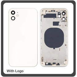 HQ OEM Apple Iphone 11, Iphone11 (A2221, A2111, A2223)​ BACK BATTERY COVER MIDDLE FRAME- HOUSING &Kappa;&Alpha;&Pi;&Alpha;&Kappa;&Iota; &Mu;&Pi;&Alpha;&Tau;&Alpha;&Rho;&Iota;&Alpha;&Sigma;- &Sigma;&Alpha;&Sigma;&Iota; + &Pi;&Lambda;&Alpha;&Iota;&Nu;&Alpha; &Pi;&Lambda;&Eta;&Kappa;&Tau;&Rho;&Alpha; SIDE KEYS + &Theta;&Eta;&Kappa;&Eta; &Kappa;&Alpha;&Rho;&Tau;&Alpha;&Sigma; SIM HOLDER WHITE (Grade AAA+++)