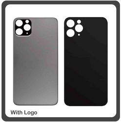 OEM HQ for Apple Iphone 11 Pro , Iphone11 Pro (A2215, A2160, A2217) Rear Back Battery Cover with Camera Big Hole &Pi;ί&sigma;&omega; &Kappa;ά&lambda;&upsilon;&mu;&mu;&alpha; &Pi;&lambda;ά&tau;&eta; &Kappa;&alpha;&pi;ά&kappa;&iota; &Mu;&pi;&alpha;&tau;&alpha;&rho;ί&alpha;&sigmaf; Black &Mu;&alpha;ύ&rho;&omicron; (Premium A+)