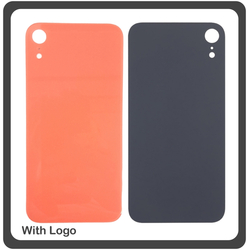HQ OEM &Sigma;&upsilon;&mu;&beta;&alpha;&tau;ό &Gamma;&iota;&alpha; Apple iPhone XR, iPhoneXR (A2105, A1984) Rear Back Battery Cover with Camera Smal Hole &Pi;ί&sigma;&omega; &Kappa;ά&lambda;&upsilon;&mu;&mu;&alpha; &Pi;&lambda;ά&tau;&eta; &Kappa;&alpha;&pi;ά&kappa;&iota; &Mu;&pi;&alpha;&tau;&alpha;&rho;ί&alpha;&sigmaf; Coral &Kappa;&omicron;&rho;&alpha;&lambda;&lambda;ί (Grade AAA+++)