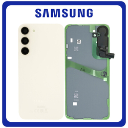 &Gamma;&nu;ή&sigma;&iota;&alpha; Original Samsung Galaxy S23 (SM-S911B, SM-S911B/DS) Rear Back Battery Cover &Pi;ί&sigma;&omega; &Kappa;ά&lambda;&upsilon;&mu;&mu;&alpha; &Kappa;&alpha;&pi;ά&kappa;&iota; &Pi;&lambda;ά&tau;&eta; &Mu;&pi;&alpha;&tau;&alpha;&rho;ί&alpha;&sigmaf; + Camera Lens &Tau;&zeta;&alpha;&mu;ά&kappa;&iota; &Kappa;ά&mu;&epsilon;&rho;&alpha;&sigmaf; Cream GH82-30393B​ (Service Pack By Samsung)