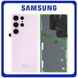 &Gamma;&nu;ή&sigma;&iota;&alpha; Original Samsung Galaxy S23 Ultra 5G (SM-S918B, SM-S918B/DS) Rear Back Battery Cover &Pi;ί&sigma;&omega; &Kappa;ά&lambda;&upsilon;&mu;&mu;&alpha; &Kappa;&alpha;&pi;ά&kappa;&iota; &Pi;&lambda;ά&tau;&eta; &Mu;&pi;&alpha;&tau;&alpha;&rho;ί&alpha;&sigmaf; + Camera Lens &Tau;&zeta;&alpha;&mu;ά&kappa;&iota; &Kappa;ά&mu;&epsilon;&rho;&alpha;&sigmaf; Lavender GH82-30400D (Service Pack By Samsung)
